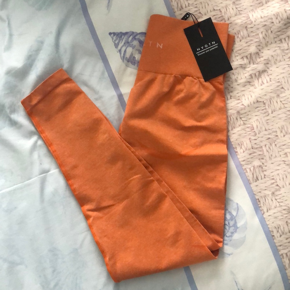 NVGTN Burnt orange seamless leggings